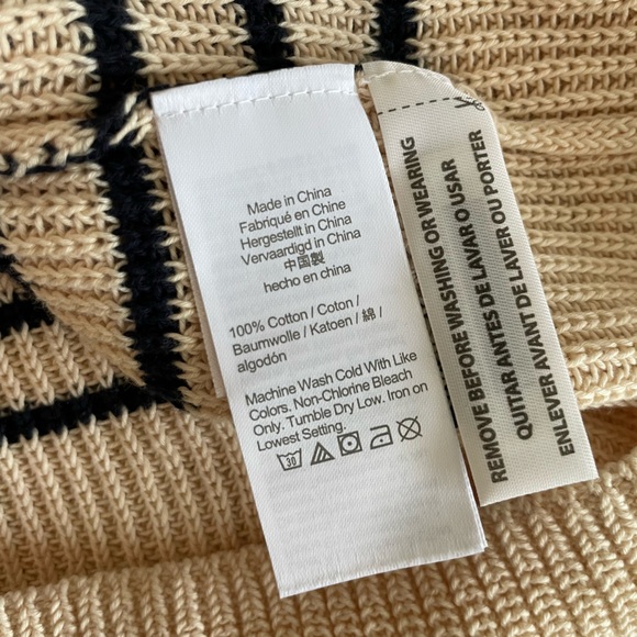 ☀️50% Off! Summer Sale☀️ J.CREW Loose Knit Striped Cotton Polo Sweater - Picture 6 of 7